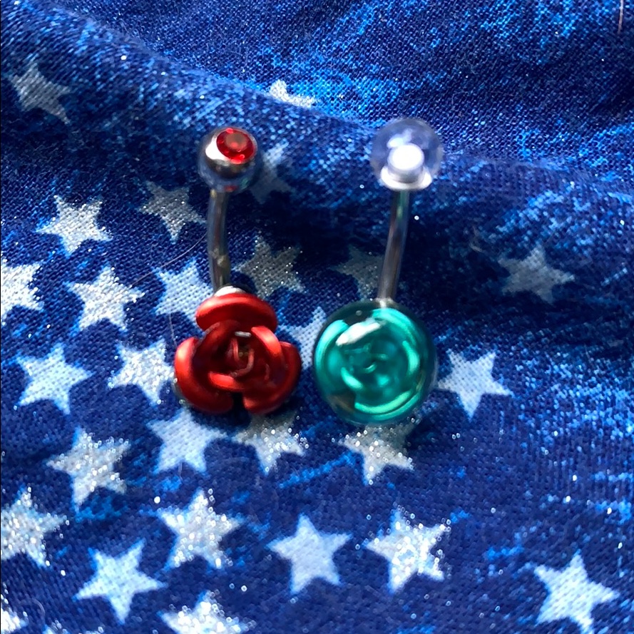Rose Belly Rings